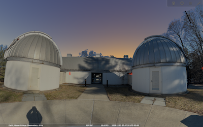 Vassar College Observatory screenshot